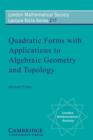 Quadratic Forms with Applications to Algebraic Geometry and Topology - eBook