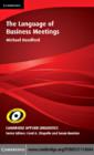 Language of Business Meetings - eBook