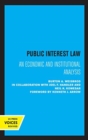 Public Interest Law : An Economic and Institutional Analysis - Book