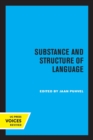 Substance and Structure of Language - Book
