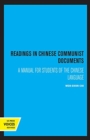 Readings in Chinese Communist Documents - Book