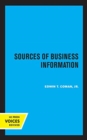 Sources of Business Information : Revised Edition - Book