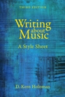 Writing about Music : A Style Sheet - eBook