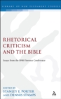 Rhetorical Criticism and the Bible : Essays from the 1998 Florence Conference - eBook