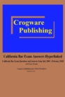 California Bar Exam Answers Hyperlinked - eBook