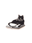 Bookstore Cat Enamel Pin - Book
