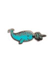 Read Like a Narwhal Enamel Pin - Book