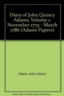 Diary of John Quincy Adams : Volume 1 - Book