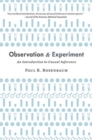 Observation and Experiment : An Introduction to Causal Inference - Book