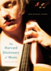The Harvard Dictionary of Music : Fourth Edition - eBook
