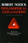 Philosophical Explanations - Book