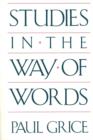 Studies in the Way of Words - Book