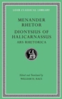 Menander Rhetor. Dionysius of Halicarnassus, Ars Rhetorica - Book