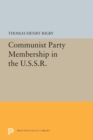 Communist Party Membership in the U.S.S.R. - eBook