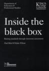 Inside the Black Box : Raising Standards Through Classroom Assessment v. 1 - Book