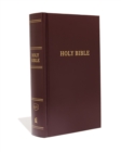 KJV, Pew Bible, Large Print, Hardcover, Burgundy, Red Letter, Comfort Print : Holy Bible, King James Version - Book