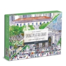 Michael Storrings Springtime at the Library 500 Piece Double-Sided Puzzle - Book