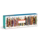 Frank Lloyd Wright Colored Pencils Shaped 1000 Piece Panoramic Puzzle - Book