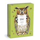MacKenzie-Childs Woodland Owl 250 Piece Shaped Wood Puzzle - Book