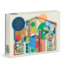 Frank Lloyd Wright Midway Mural 750 Piece Shaped Foil Puzzle - Book