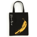 Warhol Banana Canvas Tote Bag - Black - Book