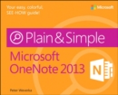 Microsoft OneNote 2013 Plain & Simple - eBook