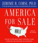 America for Sale : Fighting the New World Order, Surviving a Global Depression, and Preserving USA Sovereignty - eAudiobook