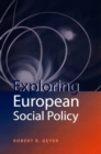 Exploring European Social Policy - eBook