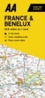 AA Road Map France, Belgium & the Netherlands - Book