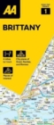AA Road Map Brittany - Book