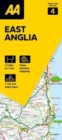AA Road Map East Anglia - Book
