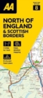 AA Road Map North of England & Scottish Borders - Book