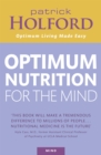 Optimum Nutrition For The Mind - Book