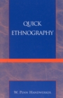 Quick Ethnography : A Guide to Rapid Multi-Method Research - eBook