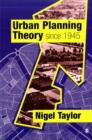 Urban Planning Theory since 1945 - Book