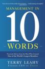 Management in Ten Words - eBook
