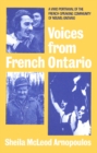 Voices from French Ontario - eBook