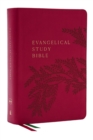 Evangelical Study Bible: Christ-centered. Faith-building. Mission-focused. (NKJV, Pink Leathersoft, Red Letter, Thumb Indexed, Large Comfort Print) - Book