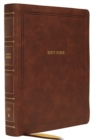 NKJV, Reference Bible, Wide Margin Large Print, Leathersoft, Brown, Red Letter, Comfort Print : Holy Bible, New King James Version - Book
