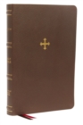 NRSV, Catholic Bible, Thinline Edition, Genuine Leather, Brown, Comfort Print : Holy Bible - Book