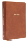 NKJV, Foundation Study Bible, Large Print, Leathersoft, Brown, Red Letter, Thumb Indexed, Comfort Print : Holy Bible, New King James Version - Book