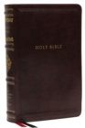 NKJV, Personal Size Reference Bible, Sovereign Collection, Leathersoft, Brown, Red Letter, Thumb Indexed, Comfort Print : Holy Bible, New King James Version - Book