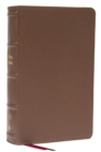 KJV, Personal Size Large Print Single-Column Reference Bible, Genuine Leather, Brown, Red Letter, Comfort Print : Holy Bible, King James Version - Book