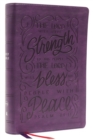NKJV, Giant Print Center-Column Reference Bible, Verse Art Cover Collection, Leathersoft, Purple, Red Letter, Comfort Print : Holy Bible, New King James Version - Book