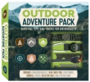 Outdoor Adventure Pack : Survival Tips and Tricks for Enthusiasts - Contains a Paracord Bracelet, 10-in-1 Multi-tool, Flint-striker, Compass, Stickers, Reflective Sheet, and a 48-page Book - Book
