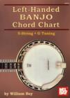 Left-Handed Banjo Chord Chart : 5 String- G Tuning - Book