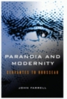 Paranoia and Modernity : Cervantes to Rousseau - Book