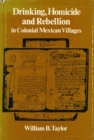 Drinking, Homicide, and Rebellion in Colonial Mexican Villages - eBook