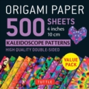 Origami Paper 500 sheets Kaleidoscope Patterns 4" (10 cm) : Tuttle Origami Paper: Double-Sided Origami Sheets Printed with 12 Different Colorful Patterns - Book