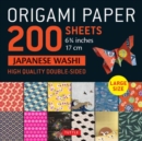 Origami Paper 200 sheets Japanese Washi Patterns 6.75 inch : Large Tuttle Origami Paper: High-Quality Double Sided Origami Sheets Printed with 12 Different Patterns (Instructions for 6 Projects Includ - Book